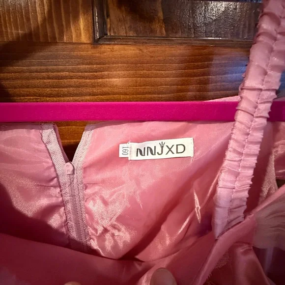 Elegant Pink Floral Dress kids - Picture 4 of 6